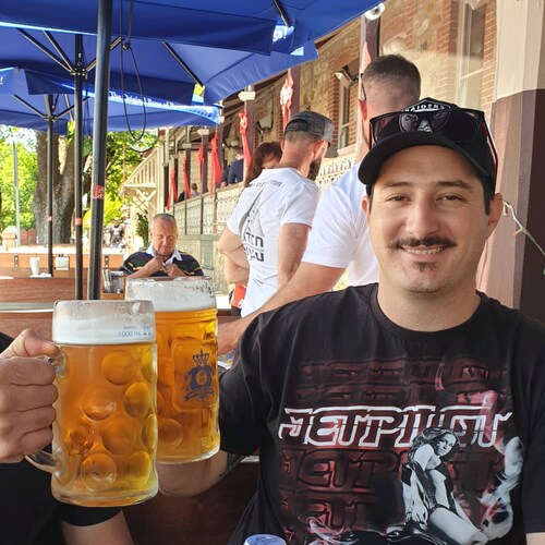 Just minding my own business.