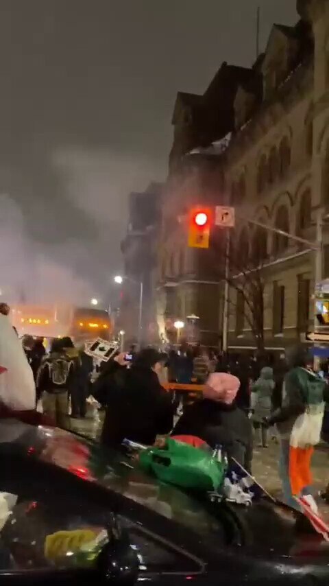 The "hateful and violent" in Ottawa tonight.