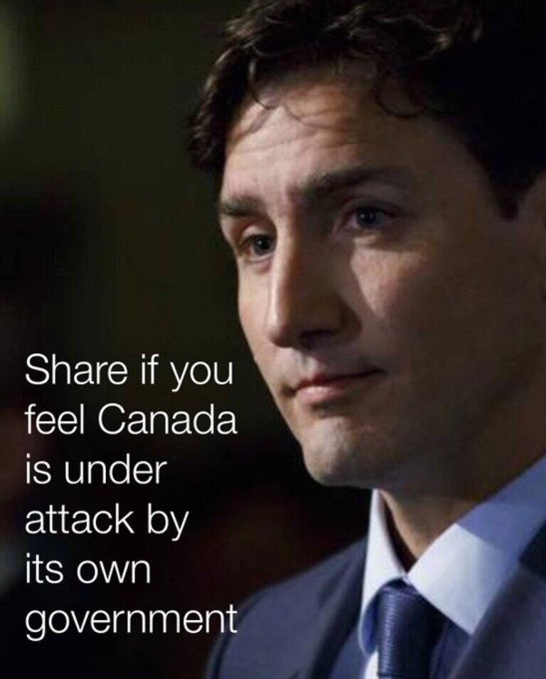 Trudeau has become a dictator. Canada is falling. 