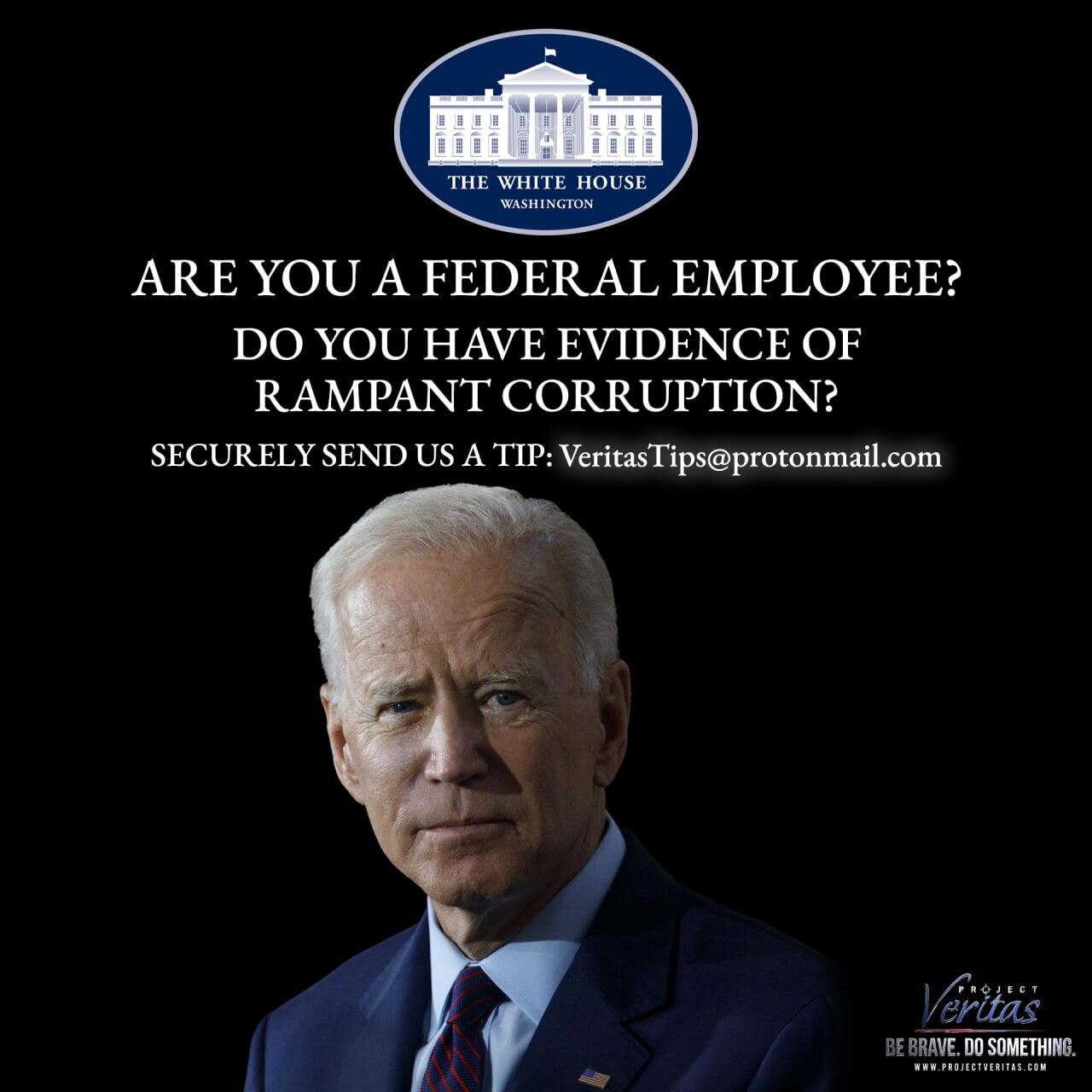 Are you a Federal Employee? We want to hear from YOU. Send us a tip, SECURELY at VeritasTips@protonmail.com
