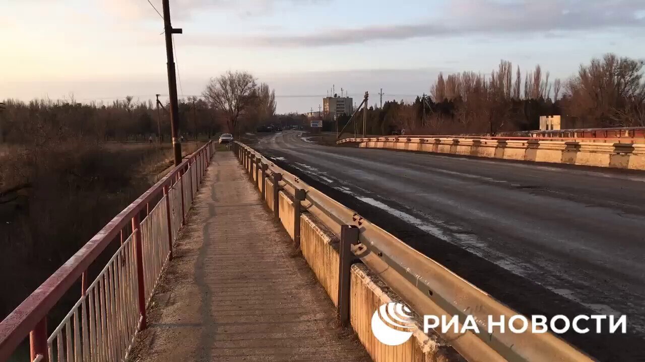 The North Crimean Canal on the peninsula is actively filling up with water that came from Ukraine after the dam built earlier in the canal was blown up by Russian forces.