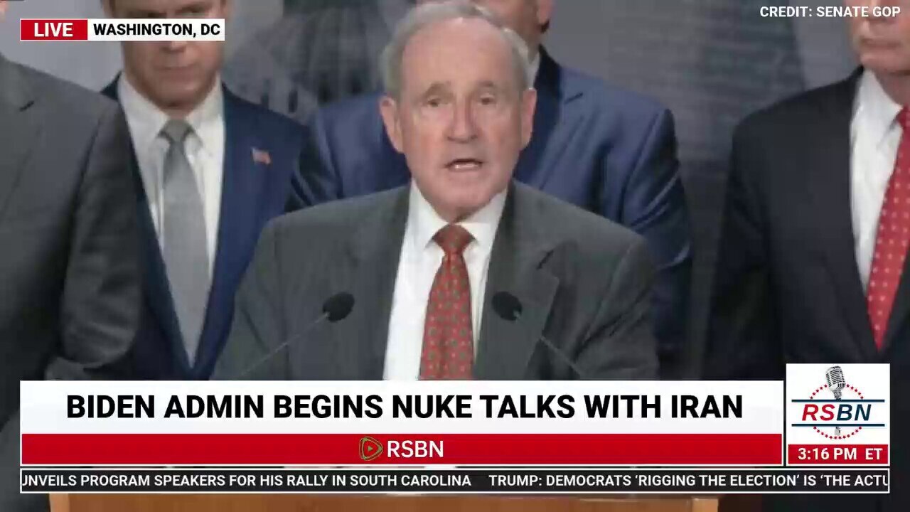 Senator Risch: "Mr. President, you're the only one in America doing business with the Russians. Stop...