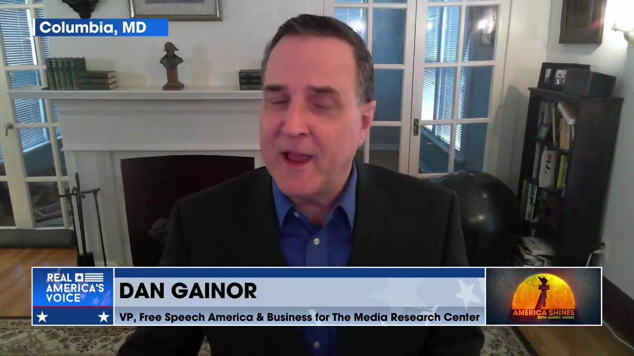 Dan Gainor and Aubrey Shines discuss the consolidation and bias of mainstream media: Thirty-seven years ago, fifty companies controlled main stream media, now there's only six and they're in bed with China.
