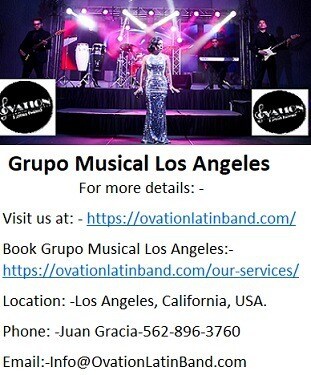 Ovation Live Latin Grupo Musical Los Angeles at nominal price.
Ovation Latin band is the best Latin ...