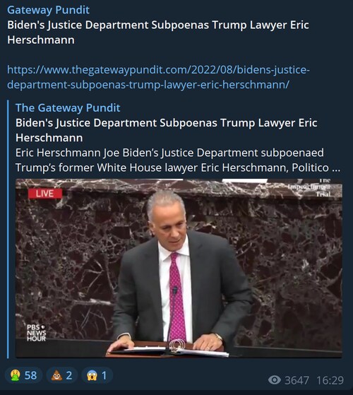 Now this! who's next! Genna Ellis? they are totally out of control!  Hopefully, a non corrupt judge ...