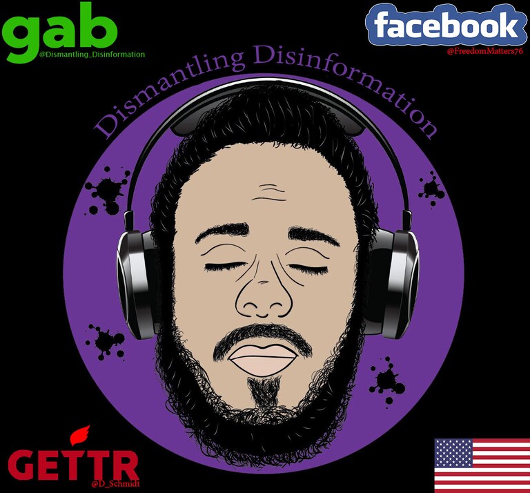 π£ FOLLOW ME ON ALL PLATFORMSπ£
FB@FREEDOMMATTERS76
GAB@DISMANTLING_DISINFORMATION
GETTR@D_SCHMIDT