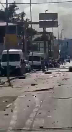 Latest footage from the French island of Guadeloupe as the people have been fighting against covid t...