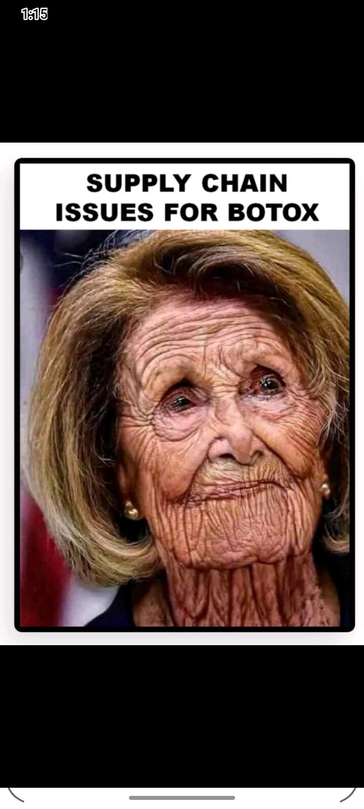 Sing along challenge:

There were lines on the mirror;
Lines on her face.

She pretended not to noti...