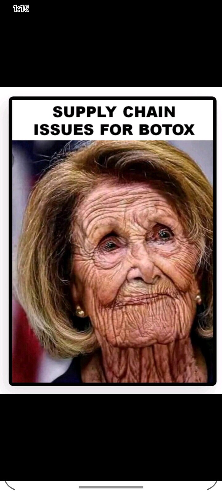 Sing along challenge:
There were lines on the mirror;
Lines on her face.
She pretended not to notice;
She’s a National Disgrace.
Welcome to Pelosi’s Cal