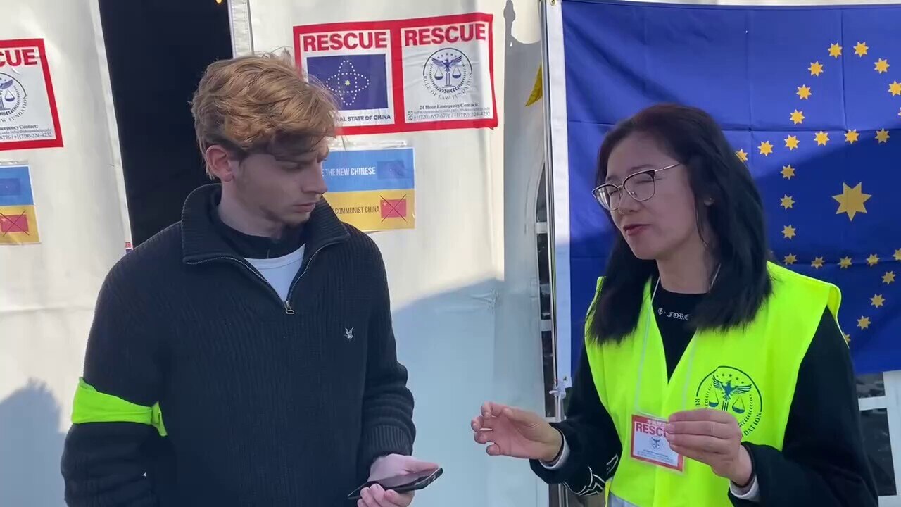 法国独立记者采访的视频。 
我们是消灭邪恶中国共产党的新中国人。中共是全世界灾难的根源，只有消灭中国共产党才能拯救全人类。“好人无所作为，才是罪恶凌驾一切的唯一条件。“ 灭共是人类最正义的事业。✊✊✊