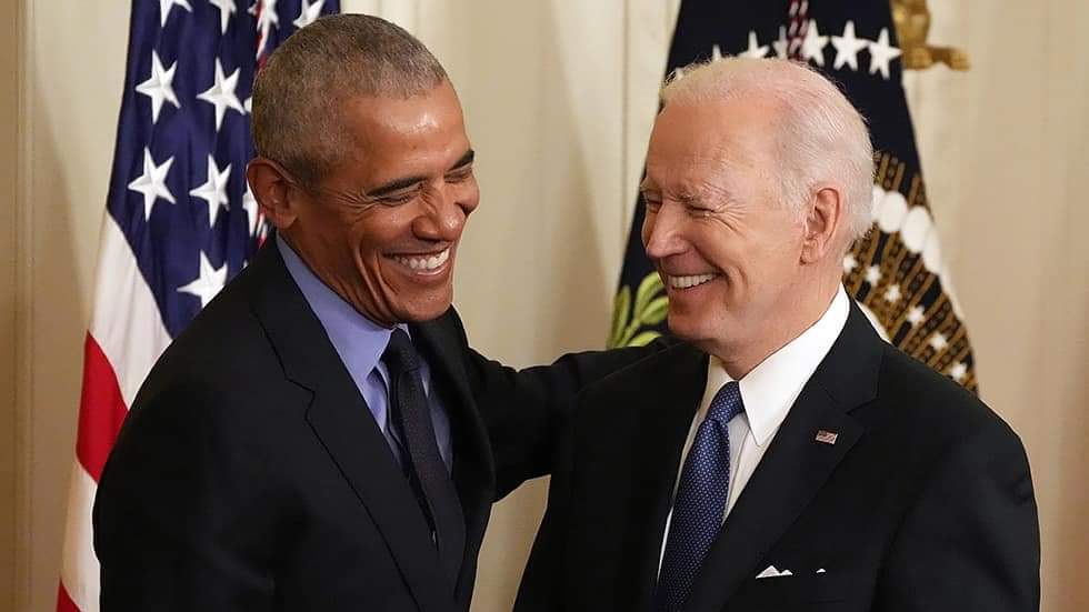 #BIDEN TELLS #OBAMA HE’S RUNNING IN 2024:

President Biden has told former President Barack Obama th...