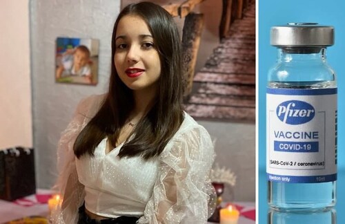 17-year-old Sofia Benharira had her vaccine on September 14th. Tragically she passed away seven days...