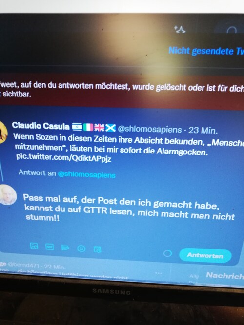 Diese Saudumme islamistische deutsche Politiker-Fotzin*Saswan Chebli von der Scheixxx SPD
hat mich a...