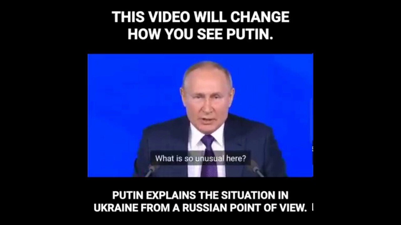 This video from December 2021 will change the way you see Putin. He's basically had enough of NATO expansion and is worried about missile systems being parked on his border.