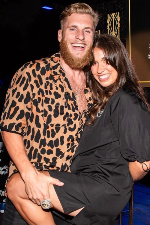 Taking to Instagram this week, the wife of the Los Angeles Rams wide receiver shared a cozy couple's...