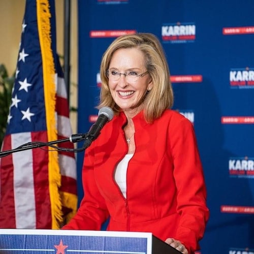 Karrin Taylor Robson, the conservative choice for Arizona Governor. Native Arizonan. Mother & small-business owner. Fighting the radical Biden-Harris agenda.