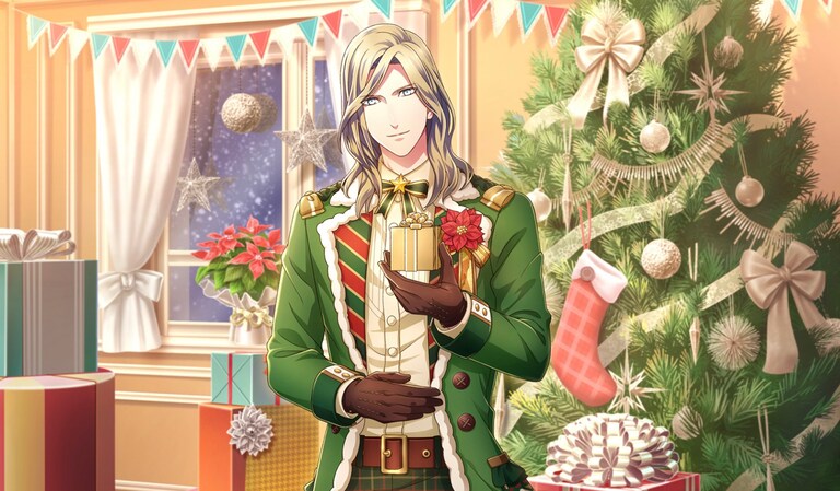 I got Santa Camus in the Christmas Gacha from UtaPri ShiningLive. 🥰😎
