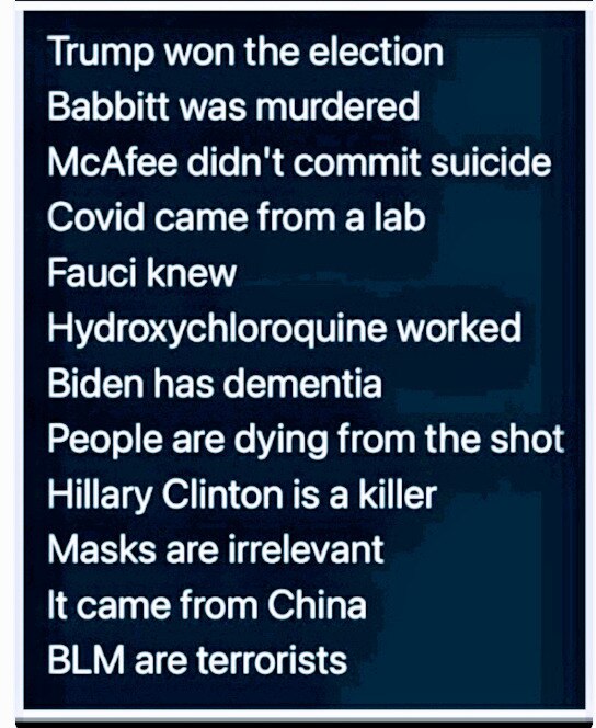 💥🇺🇸 This all ends when WE THE PEOPLE say enough is enough..NO MORE MASKS AND NO MORE MANDATES

#F...