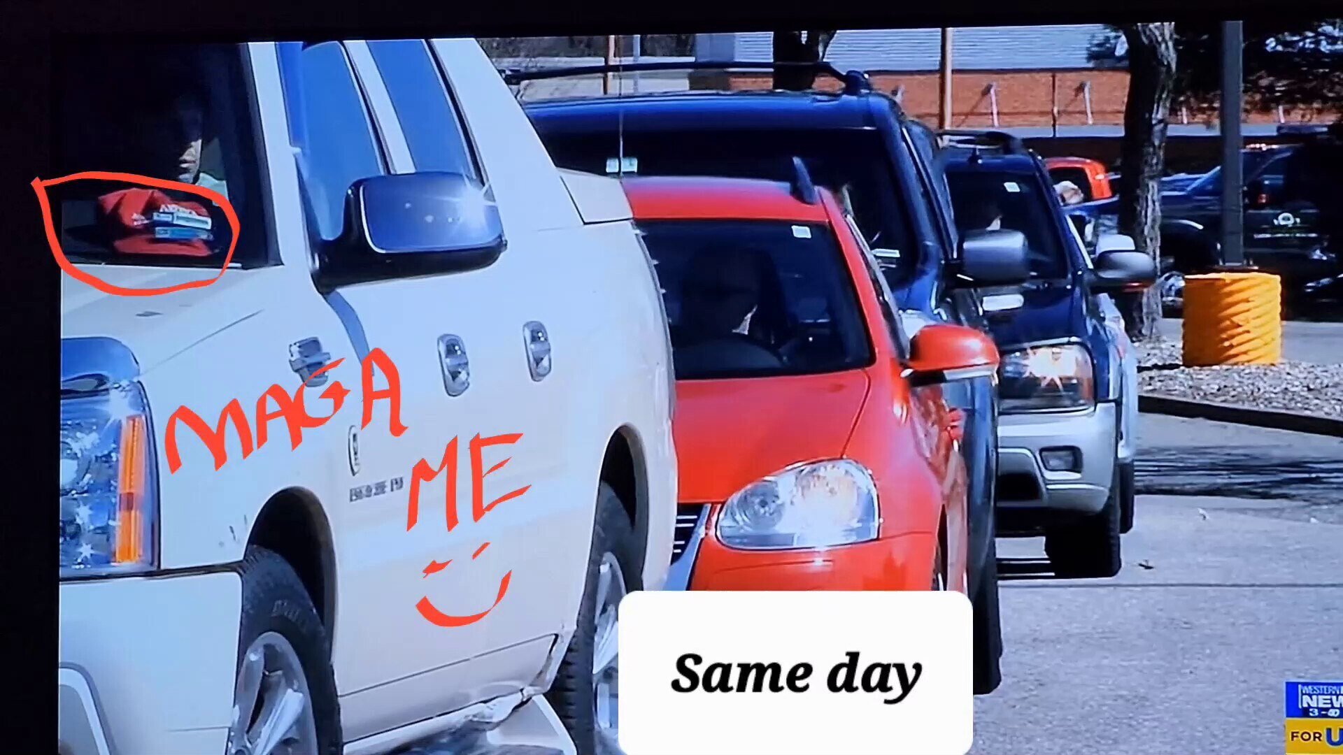 Brandon is so far mentally gone,  he literally would tell us the earth is flat if teleprompter said ...