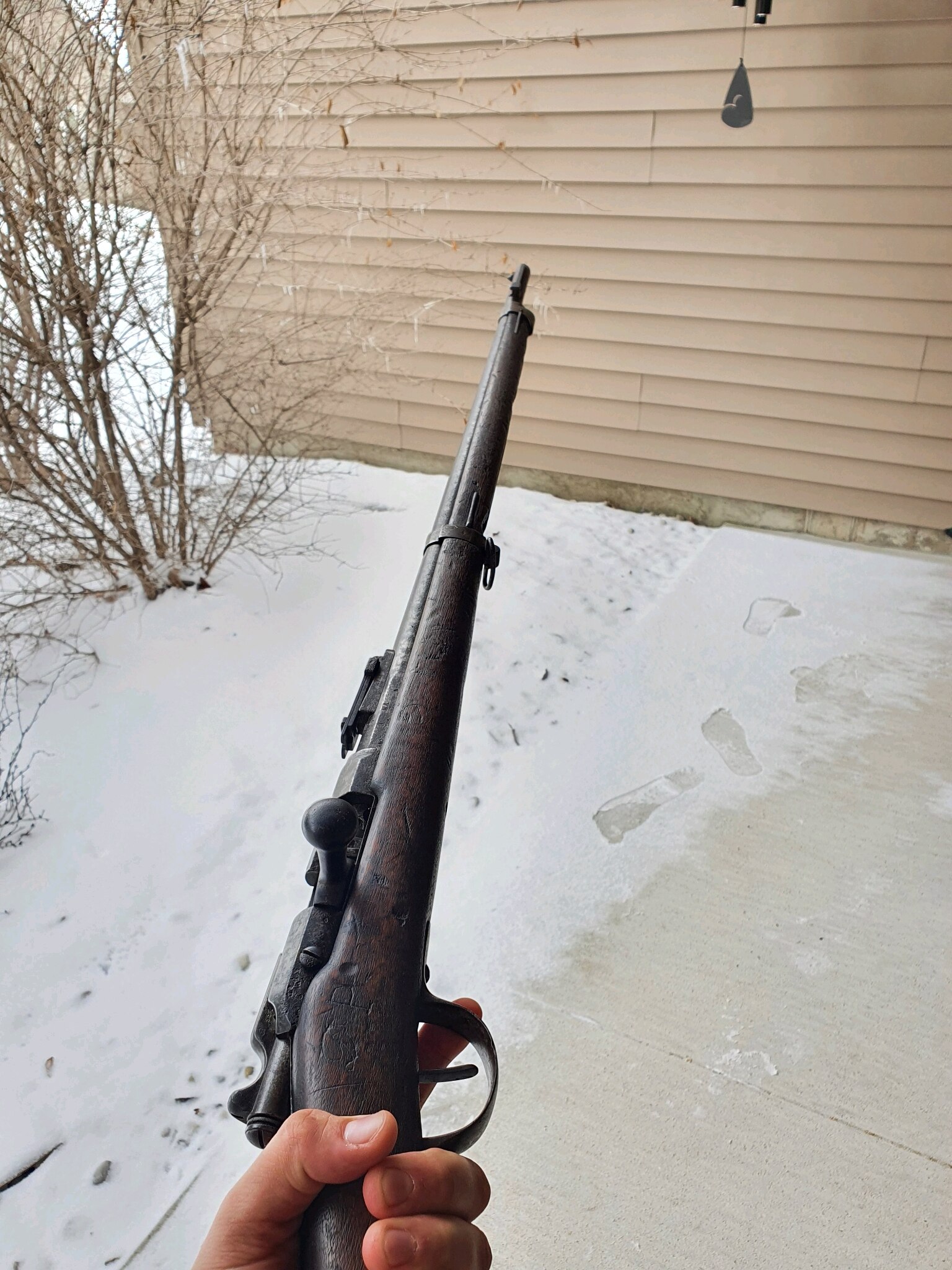 I call her "DP" or "Stinky French Rifle" 

#Milsurp #FrenchGras #Gras1874 #FrenchRifle 