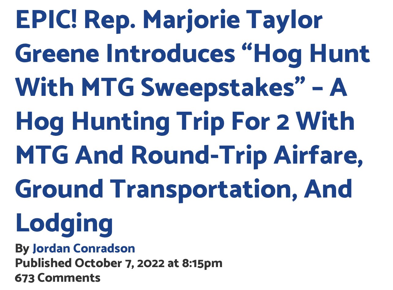 Read the article: https://www.thegatewaypundit.com/2022/10/epic-rep-marjorie-taylor-greene-introduce...