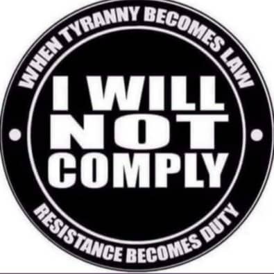 Let's cut the BS and speak plainly. #questioneverything #wewillnotcomply