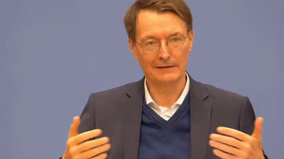 NOW - Health Minister Lauterbach on the compulsory vaccination in Germany: "It is necessary, it is s...