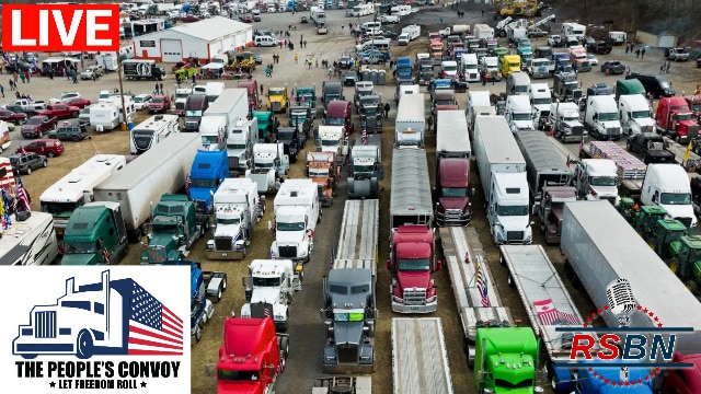 The Peoples Trucker Convoy Heads to D.C. - 3/6/2022