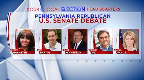 Coverage of the 2022 Republican Pennsylvania Senate Debate