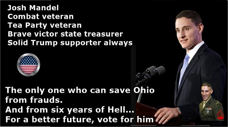 Yes, and we need reform constitutional candidates such as Josh Mandel. Vote for him in Ohio today