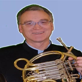 Richard O. Burdick is a prolific composer. He has been the first horn for Regina Symphony Orchestra since 2003, when he moved to Regina from Northern California