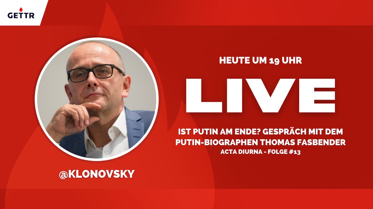 Ist Putin am Ende? Gespräch mit dem Putin-Biographen Thomas Fasbender - Acta diurna - Folge #13