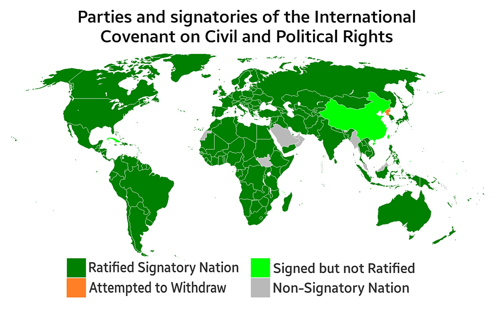 #Nations currently in #violation of their #treaty obligations under the #International #Covenant on #Civil and #Political #Rights:

1. #USA
2. #UK
3. #France
4. #Italy
5. #Greece
6. #Vatican
7. #Russia
8. #Kazakhstan
9. #Turkmenistan
10. #Tajikistan
11. #Pakistan
12. #Fiji

These nations have a #legal obligation to adhere to the terms of their treaty #agreements. One term of the #ICCPR is "#freedom from #medical or #scientific treatment without #consent."

#InternationalCovenantonCivilandPoliticalRights #covid #covid19 #billgates #coronavirus #vaccines #vaccination #law #internationallaw #treatylaw #vaccinemandates #medicalmandates #humanrights #righttorefuse #consent #informedconsent #medicalcoercion #buildbackbetter #thegreatreset #bigpharma #globalism #corruption