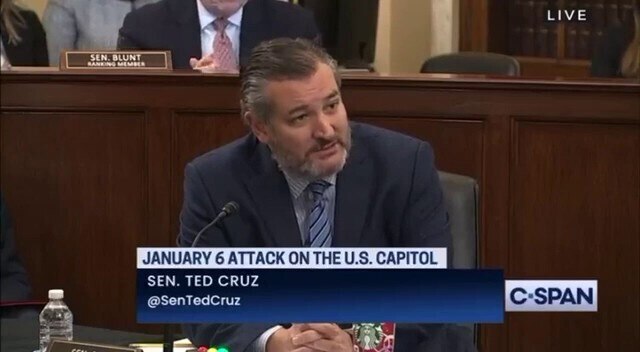 Ted Cruz accuses J6 selfie grannies of being “violent terrorists.” 

What a pathetic JOKE the GOP is...