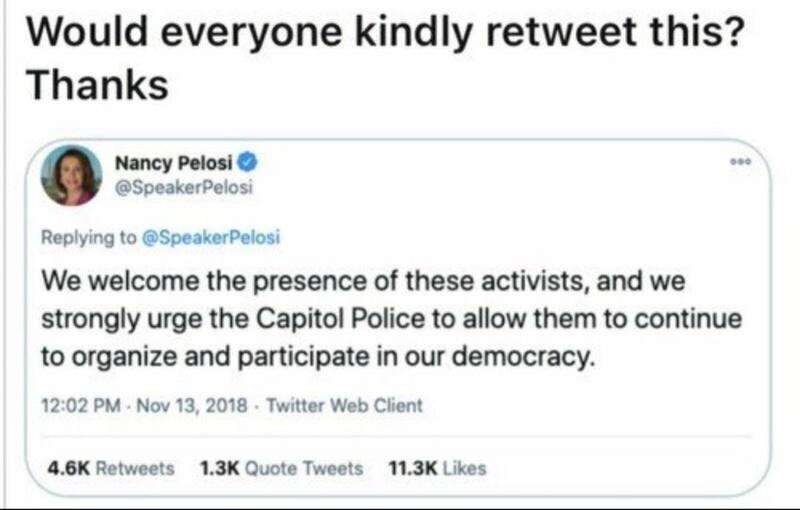 @MadamSpeaker gladly welcomed rioters attempting to burn down a church outside the #whitehouse !
Are...