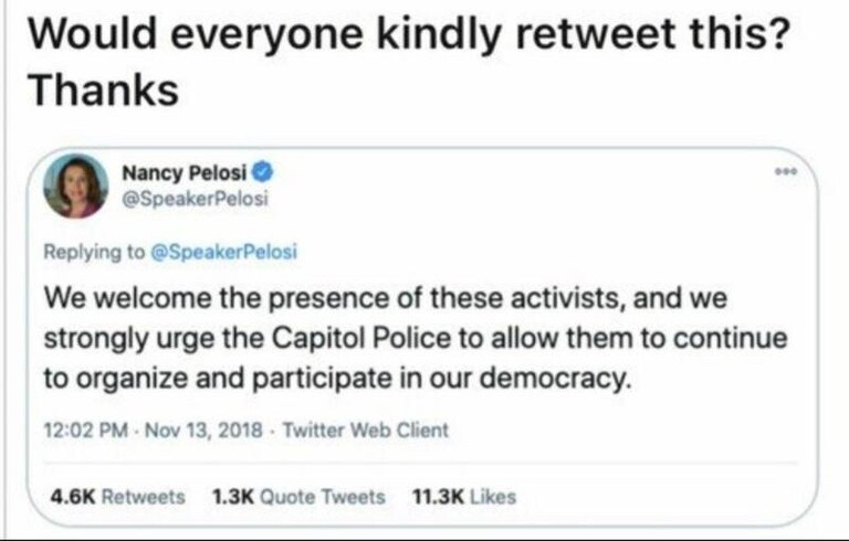 @MadamSpeaker gladly welcomed rioters attempting to burn down a church outside the #whitehouse !
Are you seeing the hypocrisy !