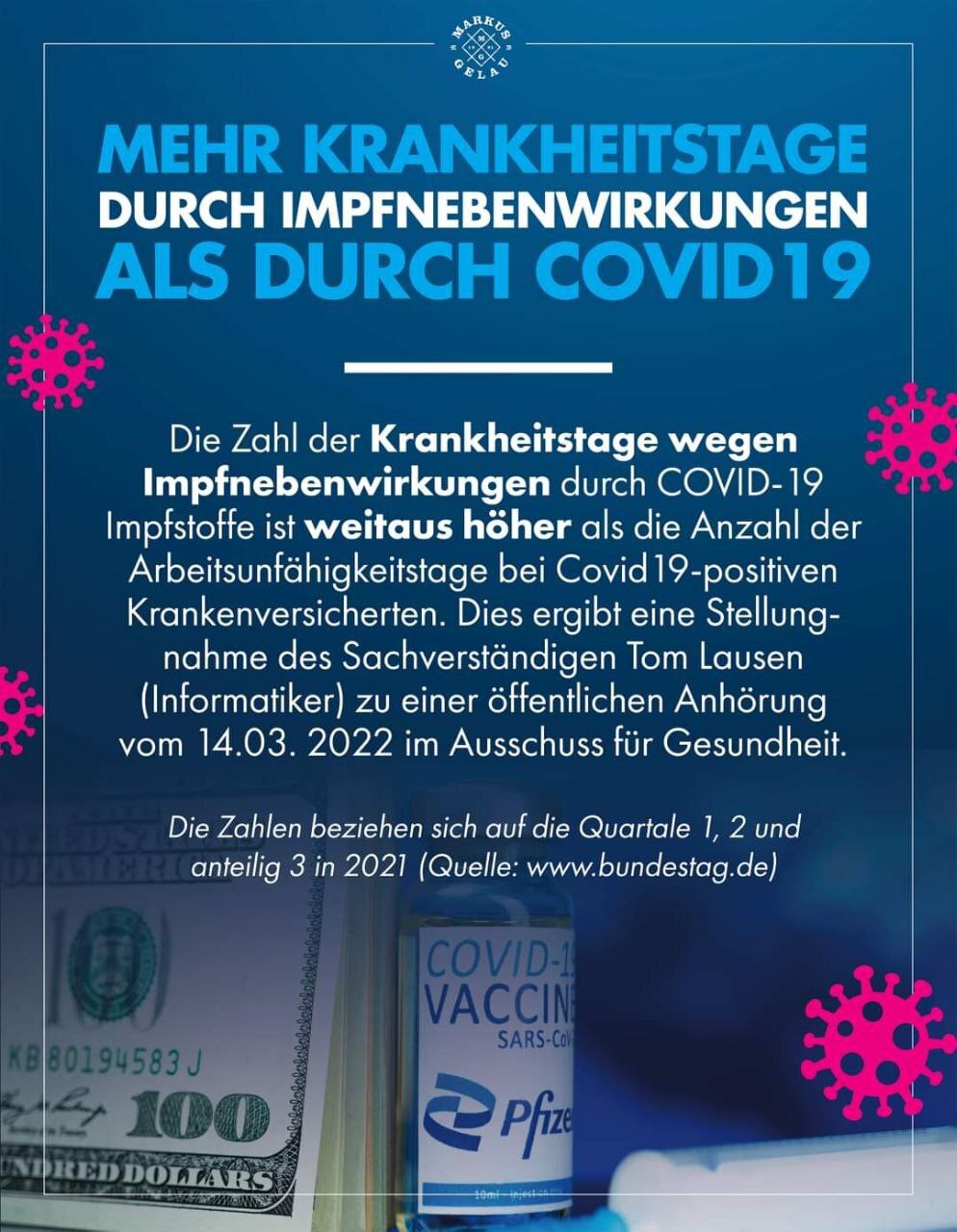 Jetzt wäre es an der Zeit darüber nachzudenken, #geimpften die #lohnfortzahlung zu streichen oder üb...