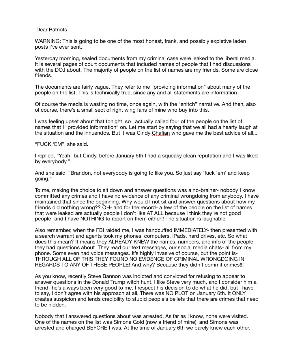 Statement on my leaked documents.
I’m only saying this once. ⬇️