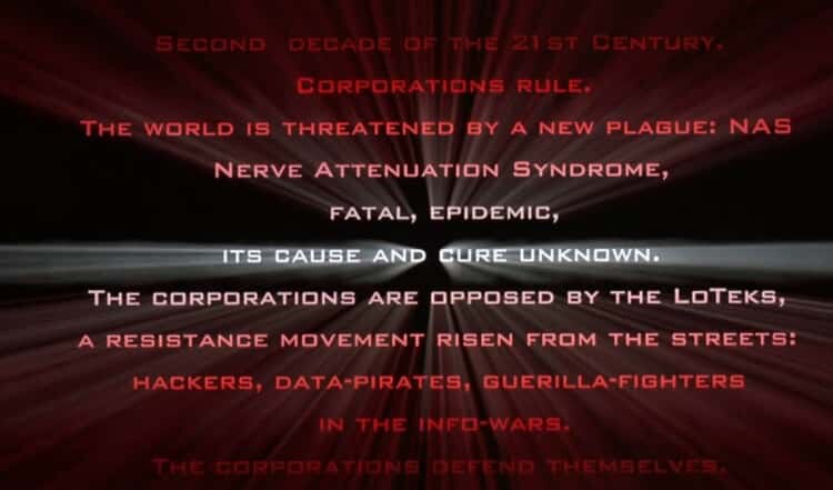 Opening scene from 1995 movie Johnny Mnemonic…¯\_(ツ)_/¯  

