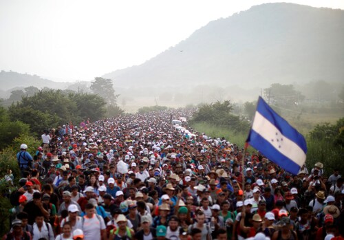 EVERYONE PLEASE KEEP REPOSTING...
THE MIGRANT CARAVAN WITH TENS OF THOUSANDS ARE ALMOST TO OUR SOUTH...