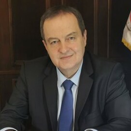 Newly Elected President of the Serbian Parliament.
Former minister of foreign Affairs
