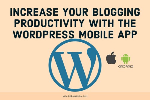 The WordPress app makes managing your blog easy while on the go. It takes some getting used to, but ...