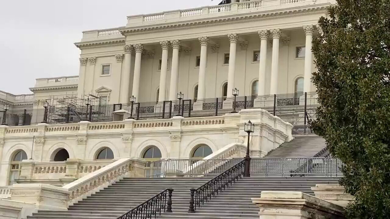 NOW - U.S. Capitol fence goes up again ahead of Biden’s State of the Union address.