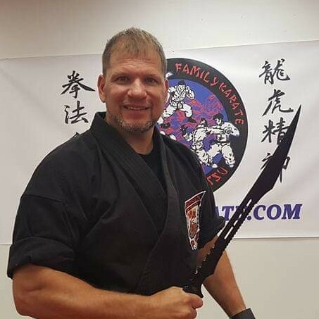 Married, Father of 3 boys and Martial artist of Kenpo JuiJitsu karate.