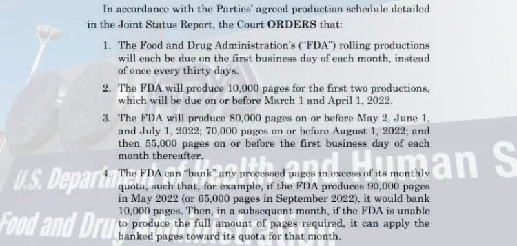 Kekedoyoulove45🕊🔥🍊 on GETTR : ⚡️US Judge Forces FDA to Release Pfizer