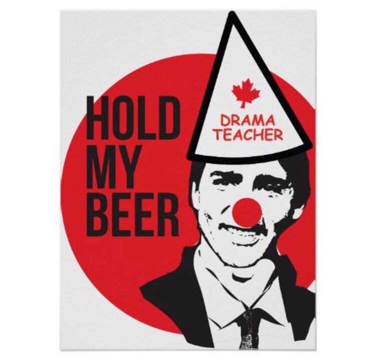 Putin and Xi:  We are the most powerful tyrant leaders in the world!
Trudeau: