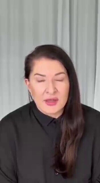 Satanic ‘spirit cooking’ and good friend to the Cinton’s, Podesta’s and of course the ROTHSCHILD family - Marina Abramović has a message of peace for the Ukraine.