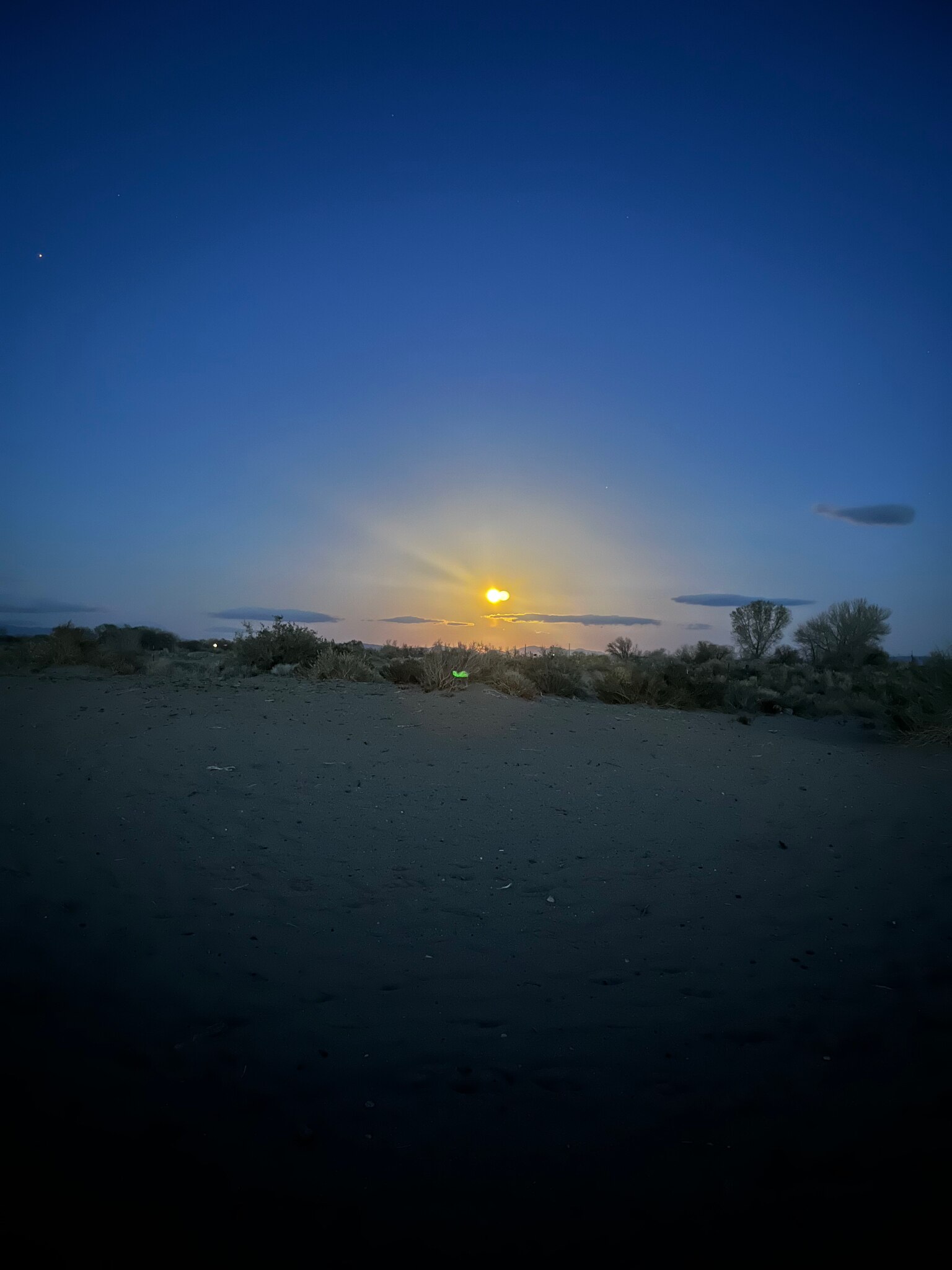 Full moon in  Nevada 