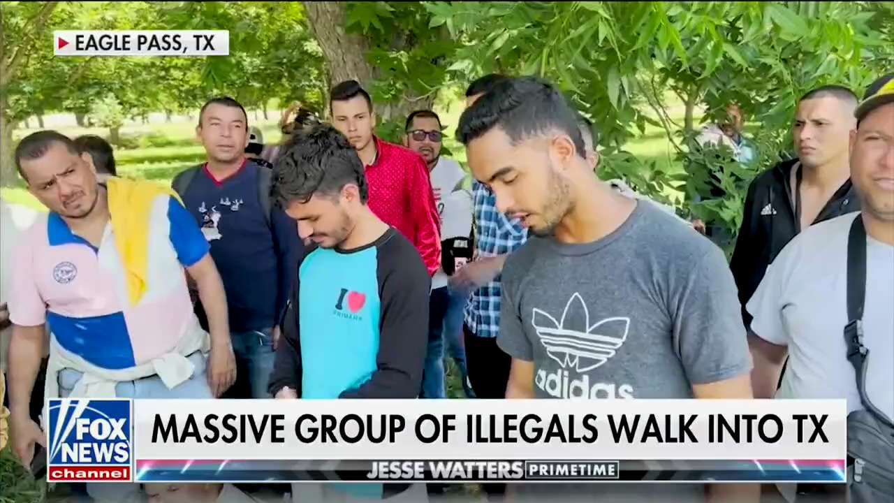 An illegal immigrant: "Biden is a good president with so much help that he's given us ... thank you ...