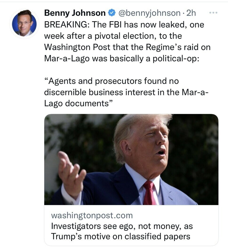The extent and level of numerous forms of clear election interference is so elaborate it is literally mind boggling, what’s more mind boggling is the complicit and cowardly response by the gutless GOP! #Uniparty22 